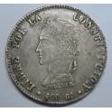 1861- BOLIVIA - 8 SOLES - POTOSI -BOLIVAR- PLATA