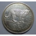 1979- 25 BOLIVARES - JAGUAR - VENEZUELA - PLATA