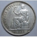 1933- 1 PESETA - PLATA - SEGUNDA REPUBLICA