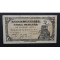1937- PORTABELLA -SERIE C- 5 PESETAS - BURGOS