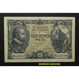 1940- HERRERA -SERIE A -25 PESETAS- BANCO ESPA&Ntilde;A 