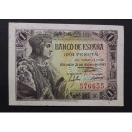 1943- FERNANDO -SIN SERIE - 1 PESETA - MADRID