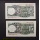 1948- ELCANO - SERIE E - 5 PESETAS - 2 BILLETES 