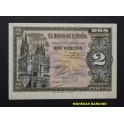 1938- 30 ABRIL -SERIE M - 2 PESETAS - BURGOS