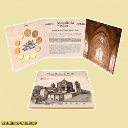2026- MONASTERIO POBLET- EUROS - ESPA&Ntilde;A - BLISTER