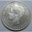 1896 - 9 - 6 - 50 CENTIMOS - ALFONSO XIII - ESPA&Ntilde;A