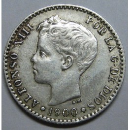 1900 - 0 - 0 - 50 CENTIMOS - ALFONSO XIII - ESPA&Ntilde;A