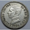 1904 - 1 - 0 - 50 CENTIMOS -ALFONSO XIII -ESPA&Ntilde;A -PCV