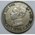 1904 - 1 - 0 - 50 CENTIMOS -ALFONSO XIII -ESPA&Ntilde;A -PCV
