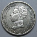 1904 - 1 - 0 - 50 CENTIMOS -ALFONSO XIII -ESPA&Ntilde;A -PCV