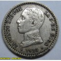 1910- XI - 0 - 50 CENTIMOS -ALFONSO XIII -ESPA&Ntilde;A -PCV
