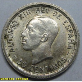 1926- 50 CENTIMOS -ALFONSO XIII - ESPA&Ntilde;A -PCS