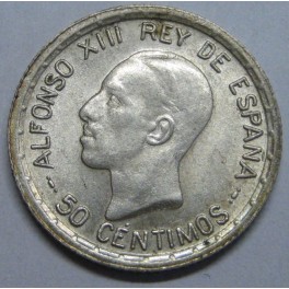 1926- 50 CENTIMOS -ALFONSO XIII - ESPA&Ntilde;A -PCS