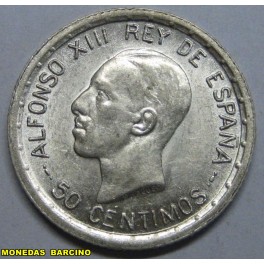 1926- 50 CENTIMOS -ALFONSO XIII - ESPA&Ntilde;A