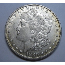 1880-NEW ORLEANS- USA-MORGAN- DOLLAR -PLATA
