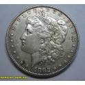 1882-FILADELFIA - USA-MORGAN- DOLLAR -PLATA