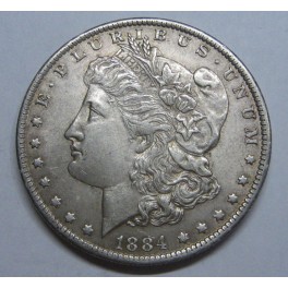 1884-NEW ORLEANS- USA-MORGAN- DOLLAR -PLATA