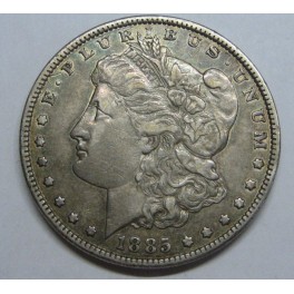 1885-FILADELFIA - USA-MORGAN- DOLLAR -PLATA