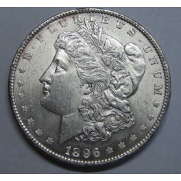 1896-FILADELFIA - USA-MORGAN- DOLLAR -PLATA