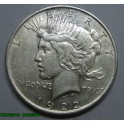 1922- FILADELFIA - USA - PAZ - DOLLAR -PLATA