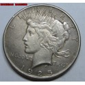 1925- FILADELFIA - USA - PAZ - DOLLAR - PLATA
