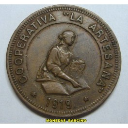 1919-SAN MARTIN  PROVENSALS -10 CENTIMOS- LA ARTESANA