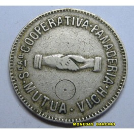 PANADERIA MUTUA - 2 PESETA - VICH 