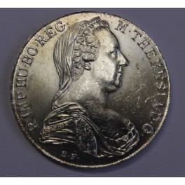 1780- MARIA TERESA- THALER-RESTRIKE - AUSTRIA - PLATA