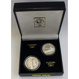2001- LA PESETA - 1 PESETAS- ESPA&Ntilde;A- PLATA