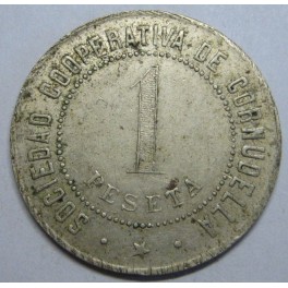 CORNUDELLA MONTSANT- 1 PESETA - SOCIEDAD