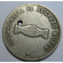 HOSPITALET LLOBREGAT- 5 PESETAS -RESPETO MUTUO