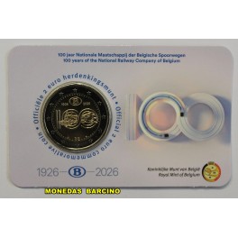 2026-FERROCARRILES -2 EUROS-BELGICA-HOLANDES