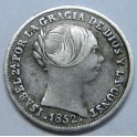 1852 - SEVILLA - 1 REAL- ISABEL II - PLATA- ESPA&Ntilde;A