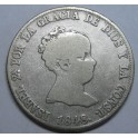 1848 - MADRID - 4 REALES - ISABEL II - PLATA