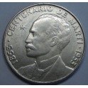 1953 - MARTI  -1 PESO - CUBA - CENTENARIO