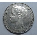 1901- ALFONSO XIII -1 PESETA- MADRID - PLATA