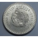 1948- CUAUHTEMOC - 5 PESOS - MEXICO- PLATA