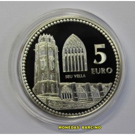 2012- LLEIDA - 5 EUROS - SEU VELLA - PLATA