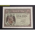 1938- 30 ABRIL -SERIE E - 1 PESETA - BURGOS 