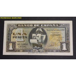 1940- SANTA MARIA -SERIE G - 1 PESETA - MADRID