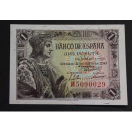 1943- FERNANDO - SERIE H - 1 PESETA - MADRID