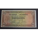 1938- BURGOS -SERIE B- 50 PESETAS - BILLETE
