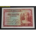 1935- MUJER - SERIE A - 10 PESETAS -BANCO ESPA&Ntilde;A