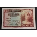 1935- MUJER - SERIE C - 10 PESETAS -BANCO ESPA&Ntilde;A