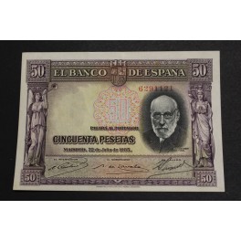 1935- RAMON Y CAJAL -SIN SERIE - 50 PESETAS