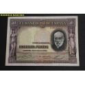 1935- RAMON Y CAJAL -SIN SERIE- 50 PESETAS-MADRID