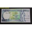 1994- MALTA - 5 LIRE -FRANCIS VASALLO - BILLETE 