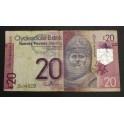 2009- ESCOCIA - 20 POUNDS - ROBERT BRUCE - BILLETE