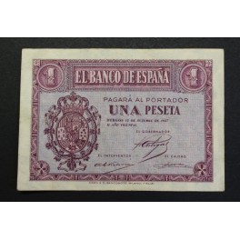 1937- 12 OCTUBRE - SERIE E - 1 PESETA - BURGOS 