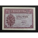 1937- 12 OCTUBRE - SERIE A - 1 PESETA - BURGOS 